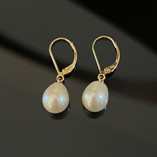 Load image into Gallery viewer, Teardrop Freshwater Pearl Earrings
