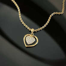 Load image into Gallery viewer, Floating Heart Diamond Pendant
