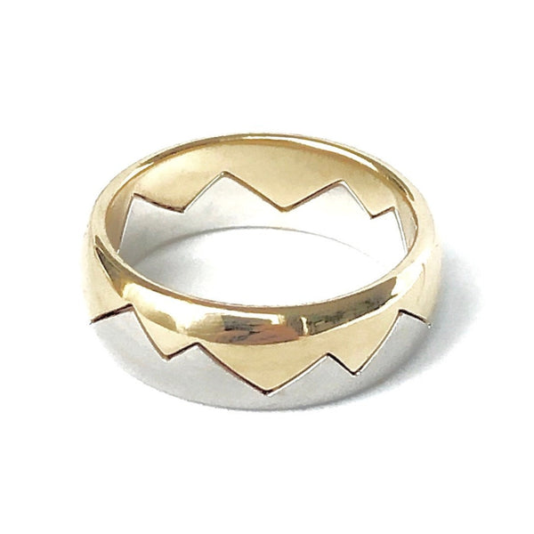 Mountain Puzzle Ring