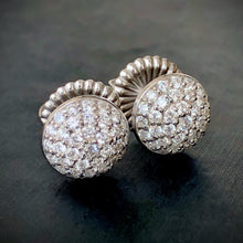 Load image into Gallery viewer, Diamond Pavé Stud Earrings
