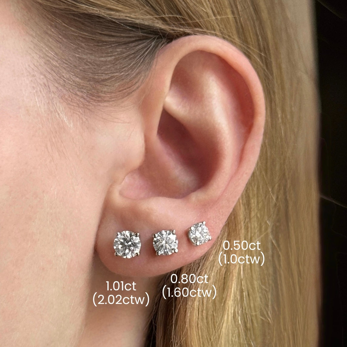 Diamond Stud Earrings