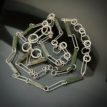 Load image into Gallery viewer, Māori Jade Link Necklace
