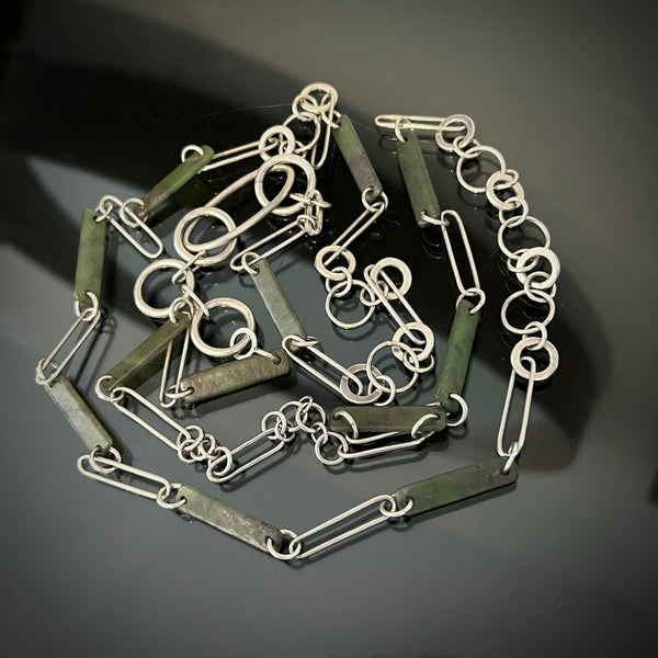 Māori Jade Link Necklace