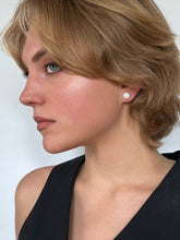 Load image into Gallery viewer, Diamond Pavé Stud Earrings
