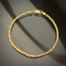 Load image into Gallery viewer, Gold Rope Chain Bracelet
