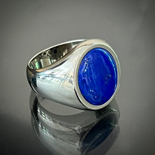 Lapis Lazuli Trellis Ring