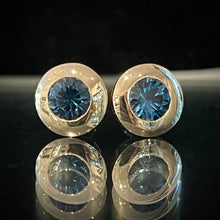 Load image into Gallery viewer, London Blue Topaz Stud Earrings
