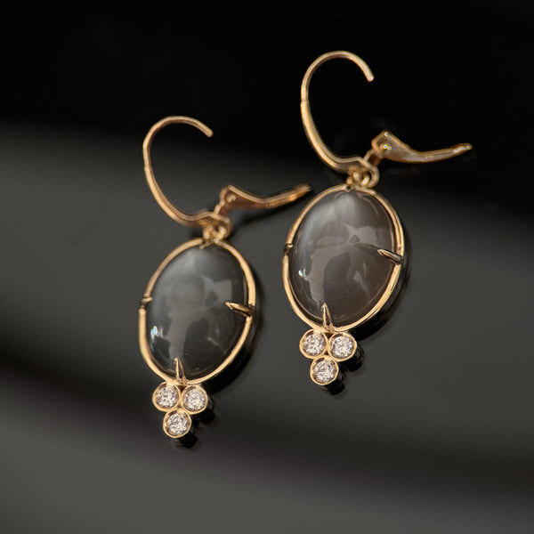 Moonstone Drop Earrings