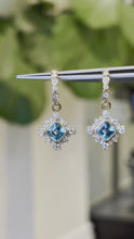 Load and play video in Gallery viewer, Adeline Drop Earrings with Detachable Diamond Hoops
