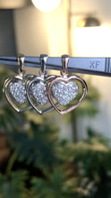Load and play video in Gallery viewer, Floating Heart Diamond Pendant
