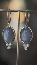 Load and play video in Gallery viewer, Moonstone Drop Earrings
