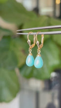 Load and play video in Gallery viewer, Turquoise Dangle Earrings
