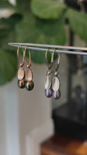 Load and play video in Gallery viewer, Calyx Pearl Drop Earrings
