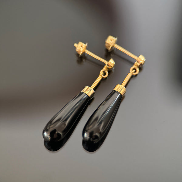 Onyx Drop Earrings