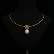 Load image into Gallery viewer, Pearl Emerald Pendant
