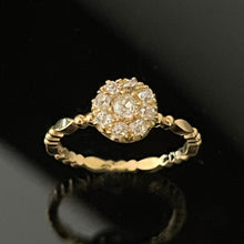 Load image into Gallery viewer, Victorian Diamond Cluster Ring
