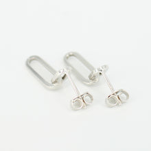Load image into Gallery viewer, Paperclip Dangle Earrings
