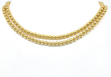 Load image into Gallery viewer, Vintage Gold Bead Necklace
