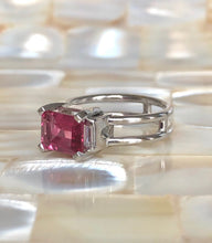Load image into Gallery viewer, Pink Tourmaline Diamond Ring
