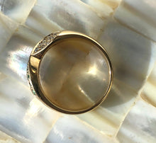 Load image into Gallery viewer, Green Garnet Diamond Infiniti Ring
