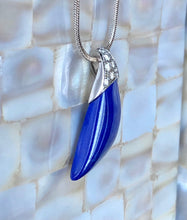 Load image into Gallery viewer, Lapis Lazuli Diamond Pendant
