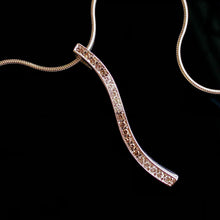 Load image into Gallery viewer, Diamond Curve Pendant
